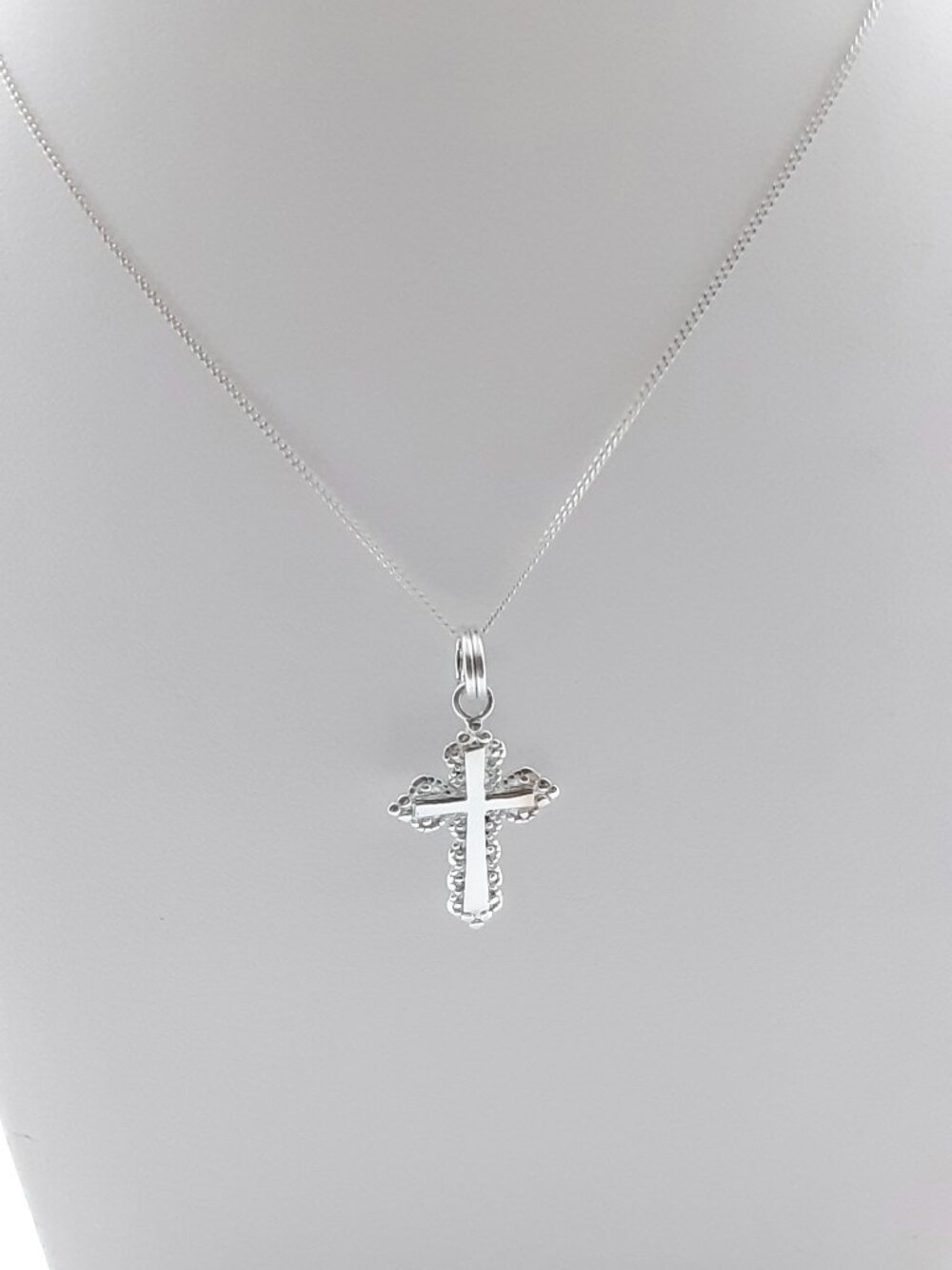 NEW 925 silver cross pendant - Picture 2 of 10